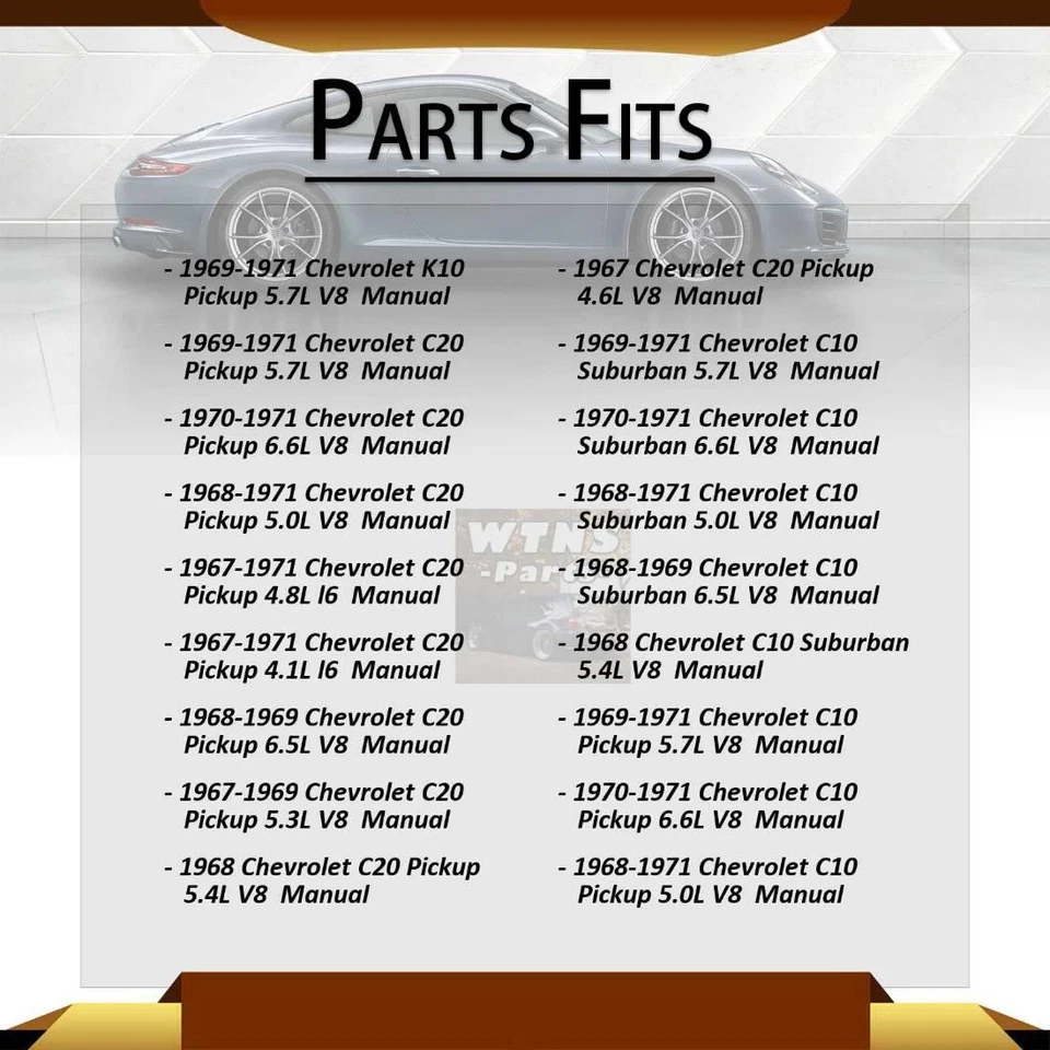 前窗调节器 2 件 适用于 1968 年 GMC K35/K3500 拾音器 5.4L 手动 — 第 4/4 张图片