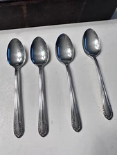 California Blossom 4 Teaspoons Wm Rogers Mfg Co Original Extra Plate 6”