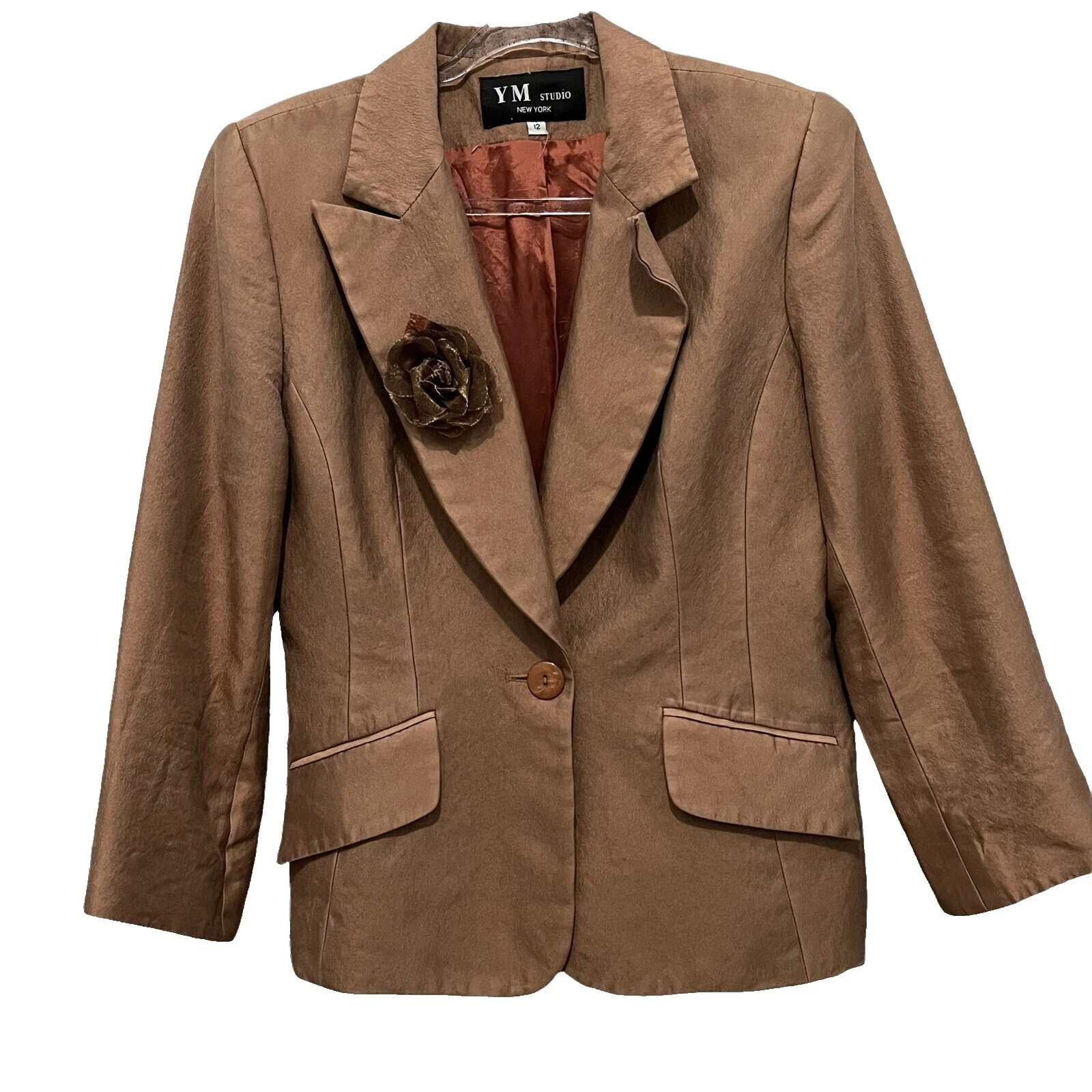 Silk Blend Regular Size Vintage Suits, Sets & Suit Separates for Women