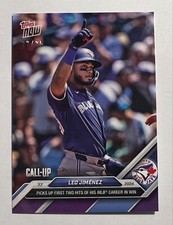 2024 Topps Now #399 Leo Jimenez Call-Up Toronto Blue Jays PURPLE Parallel 22/25