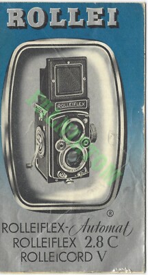 Brochure D'origine Rolleiflex – Accessoires Pratiques, 28 Pages, Allemagne