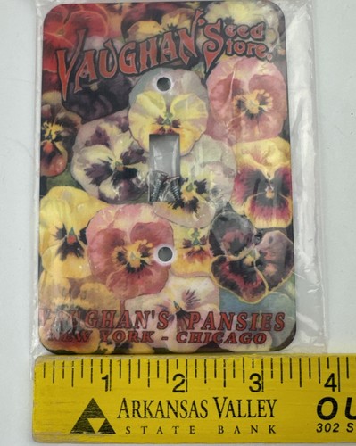 Metal Light Switch Plate Cover Vaughans Seed Store Advertisement Vintage Style - Picture 8 of 8