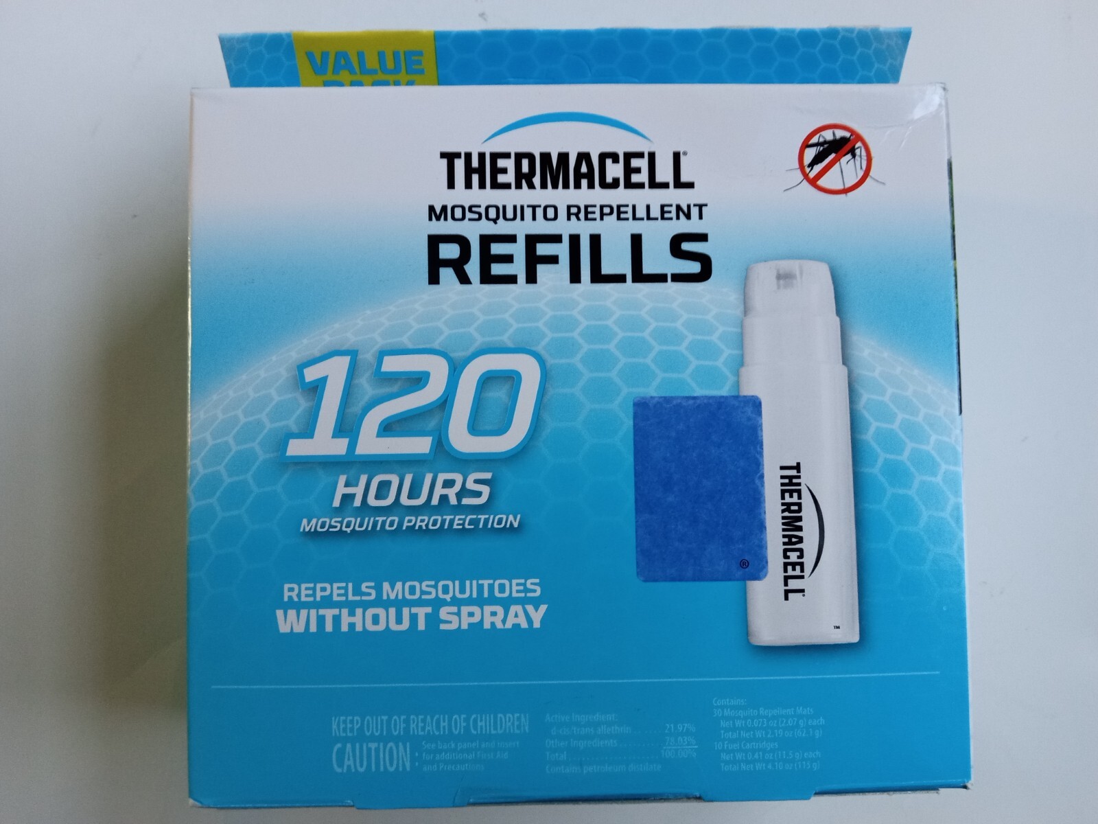 ThermaCELL Mosquito Repellent Refills 4-Pack - DEET-Free Outdoor Protection