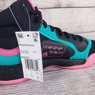 NEW Adidas Marquee Boost Basketball Shoes Miami Vice EH2373  display picture 3