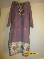 STITCHED SHIRT/DOPATTA-GALA DESIGN PUNJABI - EMBROIDERED CHIFFON 18-4 