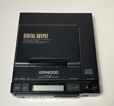 RARE Kenwood DPC-80 CD Player w/ Original Battery Japan 1989 FOR PARTS/REPAIR