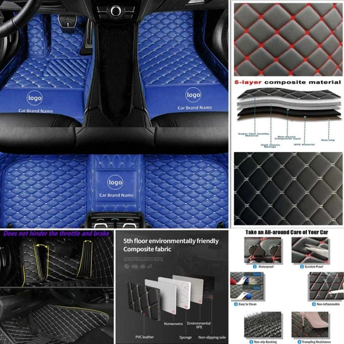 For Porsche Panamera 2010-2025 Car Floor Mats Custom All Weather PU Cargo Liners - Picture 37 of 40
