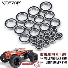 20pcs Ball Bearing Kit Chrome Steel For Redcat 1/10 Volcano  Tornado EPX Pro