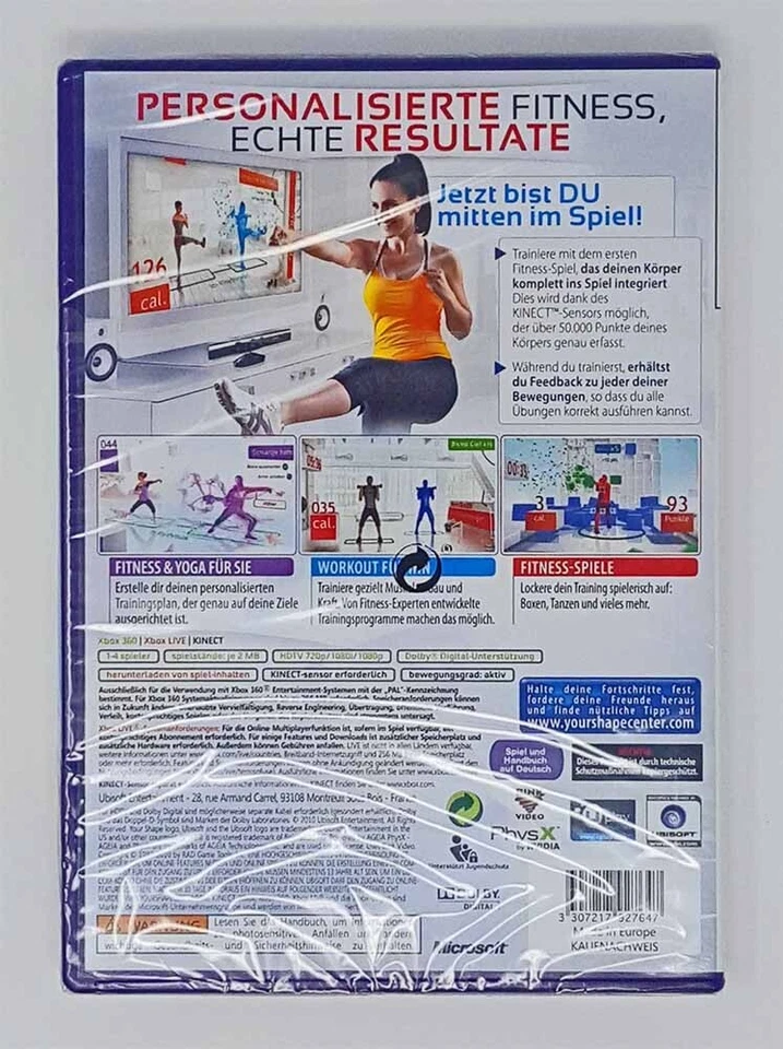 Your Shape Fitness Evolved Training Spiel Yoga Tanz Workout Kinect Mehrsprachig - Bild 2 von 2