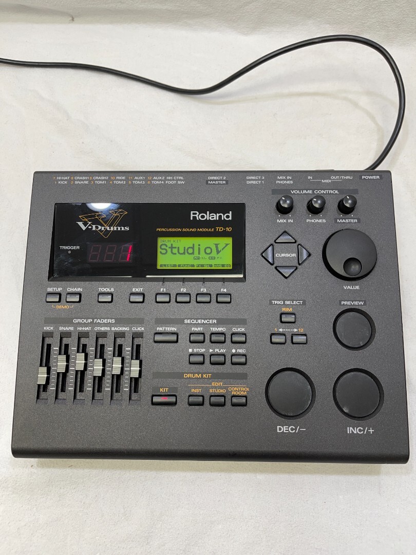 Roland TD-10 Drum Module Brain TD10 TDW1 Expansion for kit 20 12