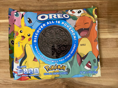 Oreo Pokemon 25 Anniversary Sandwich Cookies Limited Edition *IN HAND! 