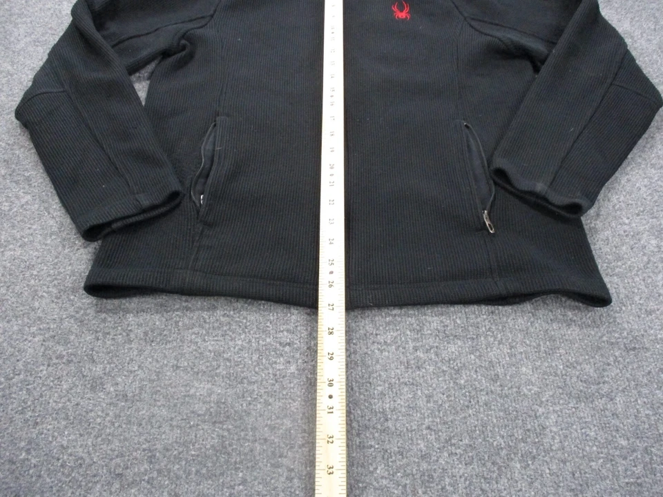 Chaqueta Spyder Adulto L Negra Rendimiento Activo Aire Libre Senderismo Abrigo Suéter Para Hombres Foto 4 de 4