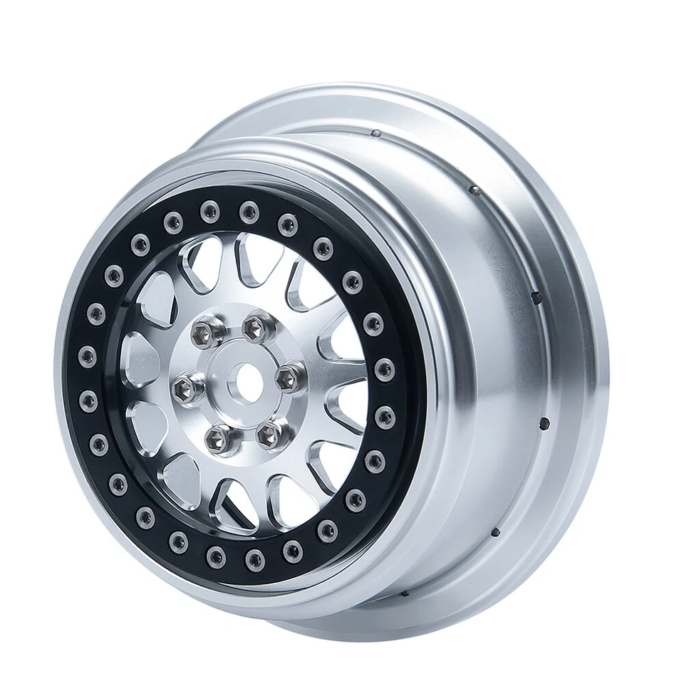 Llantas Beadlock FLYXM 4 piezas para coche de radiocontrol Losi Baja Rey 1/10 #10134-00 mejoras Foto 3 de 4