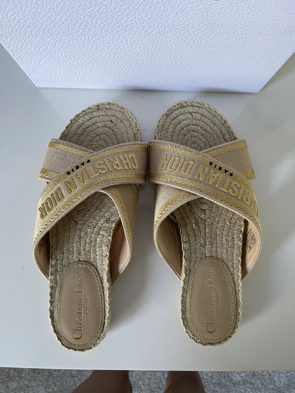 sandales Christian Dior 37,5