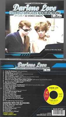 DARLENE LOVE-STEREO SINGLES COLLECTION & MORE-29 CUTS-22 STEREO DEBUTS-NEW CD