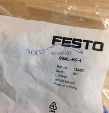 10PCS FESTO Push-In Fittings QSML-M5-4 153333 New