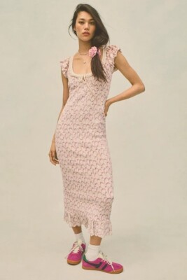 mckenna velvet midi dress Free People Mckenna Velvet Midi Dress Size M