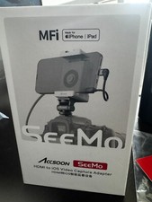 Accsoon SeeMo iOS/HDMI Adapter Black -Turn your AppleiPhone/iPad into a monitor