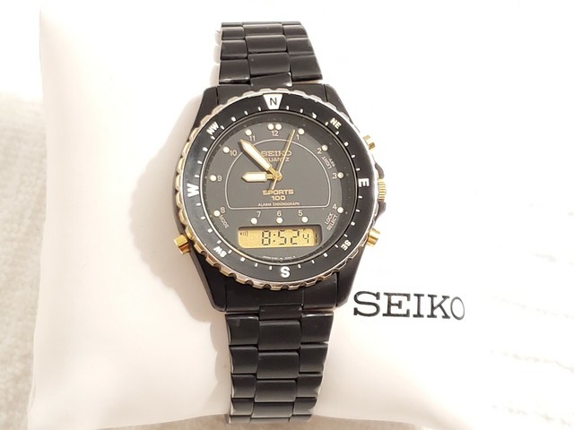 seiko sports 100 alarm chronograph