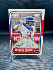 JOENDRY VARGAS 2025 Onyx Vintage ON-CARD BLUE INK AUTO Dodgers