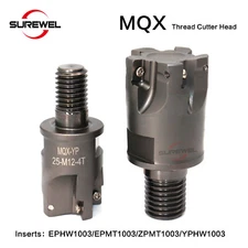 MQX Modular Type Milling Cutter Thread Locking Teeth Type Cutter Head YPHW1003