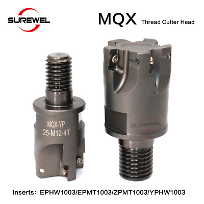 MQX Modular Type Milling Cutter Thread Locking Teeth Type Cutter Head YPHW1003