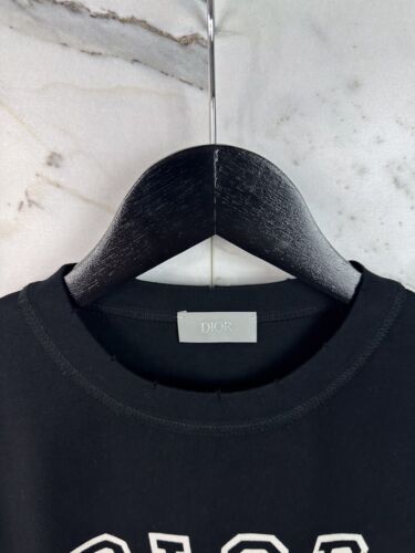 Dior Bobby 1947 T-Shirt Embroidered Logo Tee Schwarz L - Größe - Bild 17 von 21