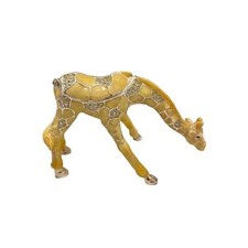 Cristiani Collezione Giraffe Decorative Trinket Box 3" X 4"