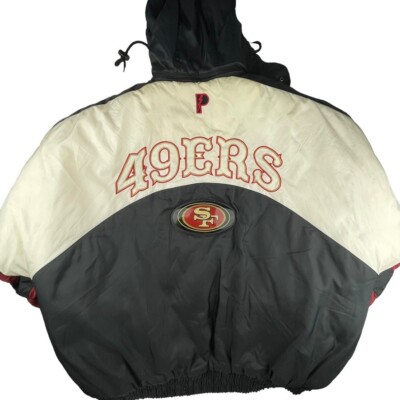 Vintage 90s San Francisco 49ers Pro Player puffer jacket full zip