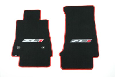 LLOYD MATS Velourtex FRONT FLOOR MATS Red Binding fits 2016 to