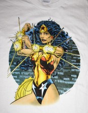 RARE Never Worn VINTAGE 1995 John Byrne WONDER WOMAN Tee T-shirt By GRAPHITTI XL