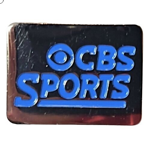 CBS Sports Media Mirror Finish Vintage Lapel Pin