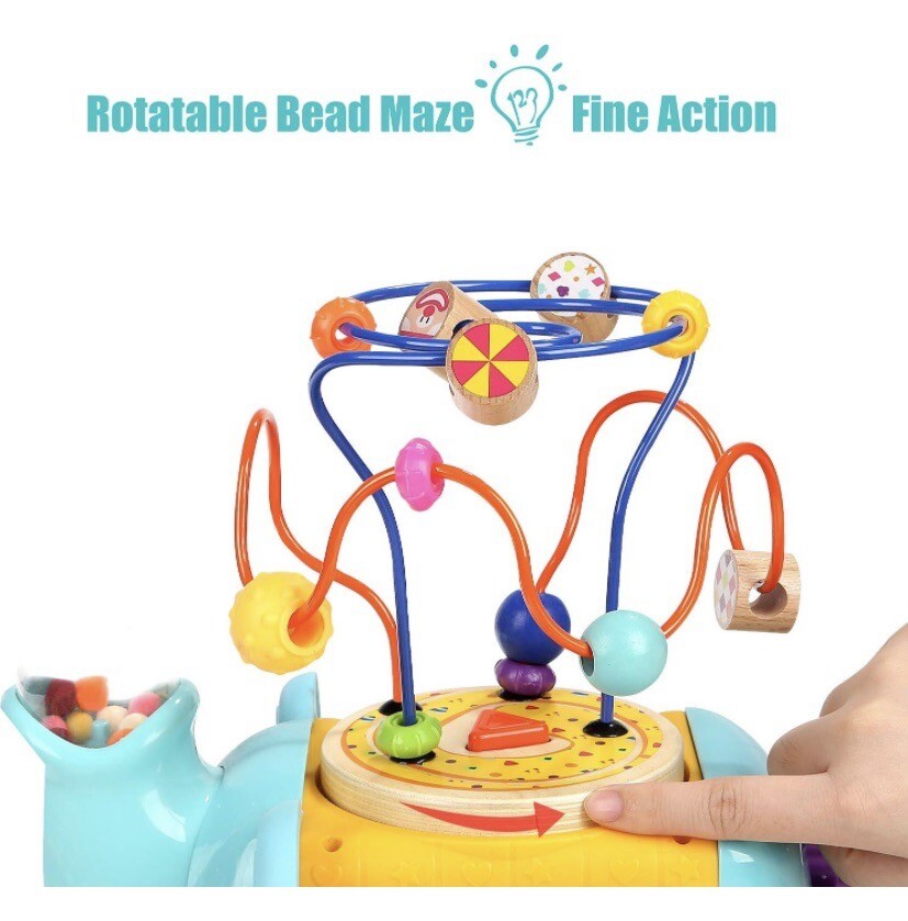 あまびえ様限定　Kids Globe 610816 新品 Top Bright Activity Cube Toys - Baby With Bead Maze Toddlers