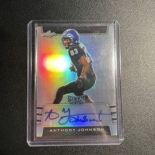Anthony Johnson 2019 Leaf Metal Draft Auto Signed Autographed BA-AJ1