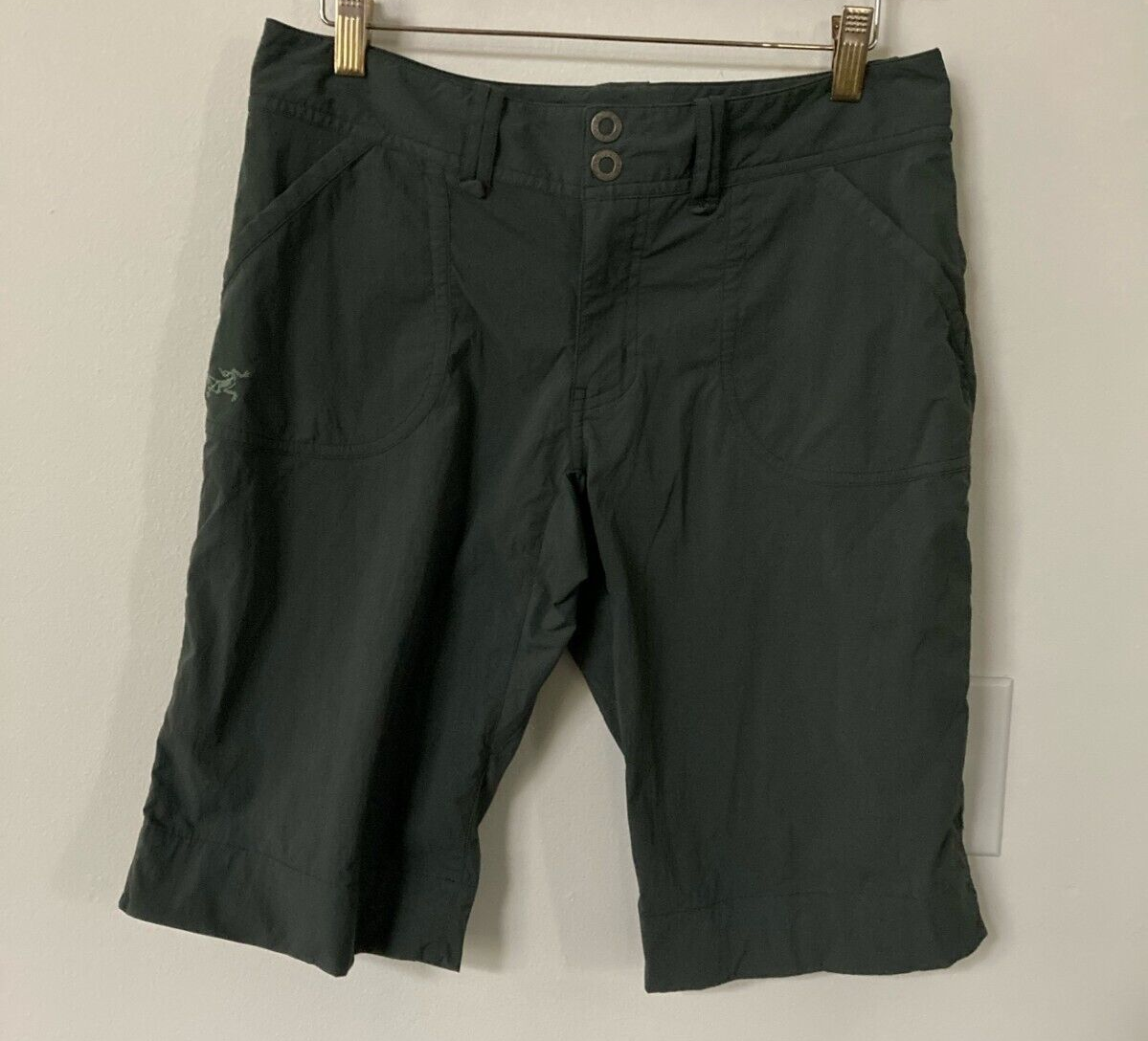 ARC'TERYX Pantaloncini da trekking da donna PARAPET taglia 2 verde scuro lunghezza