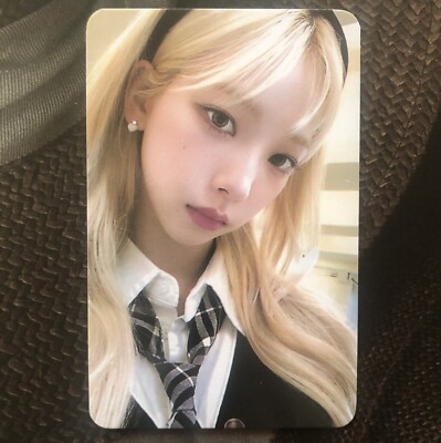 aespa Karina Blonde Senior Student Concept SW Lucky Card Special