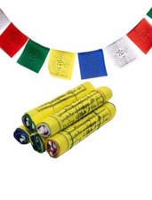 50 Tibetan meditation Prayer Flags Buddhist Buddha 2.5" X 3.5" Sz: S,  5 colors