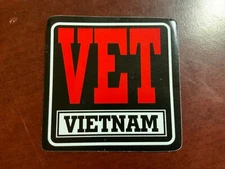 Motorcycle Sticker for Helmets or toolbox #2,296 Vietnam Vet