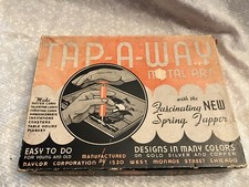 Tap-a-way metal art. Vintage. Naylor corporation. Vintage. Two pictures aren't