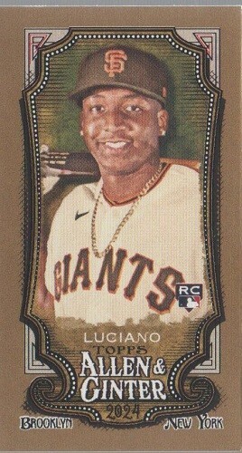 2024 Allen & Ginter "GOLD Border Mini" Marco Luciano RC #79