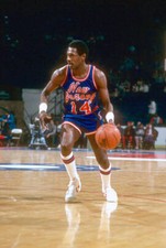Foots Walker of the New Jersey Nets 1980s Basketball Photo 1