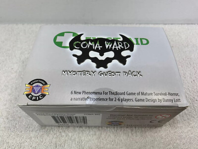 Coma Ward ID Everything Epic Board Game Mystery Guest Box New Sealed ...