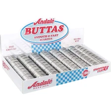 (80-Pack) Andale BUTTAS Skateboard & Longboard Smooth ABEC G5 Fast Bearings