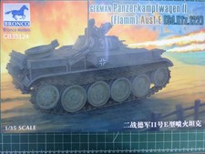1/35 BRONCO # HIGH DETAIL HARD TO FIND OOP AXIS PANZER II AUSF.E FLAMETHROWER
