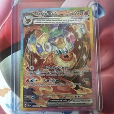 Flareon ex 146/131 SV: Evoluzioni Prismatiche NM Carta Pokemon TCG Super Pulita!