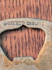 Vintage English Brass Crossed Keys Equestrian Horse Medallion Peerage England — photo 3