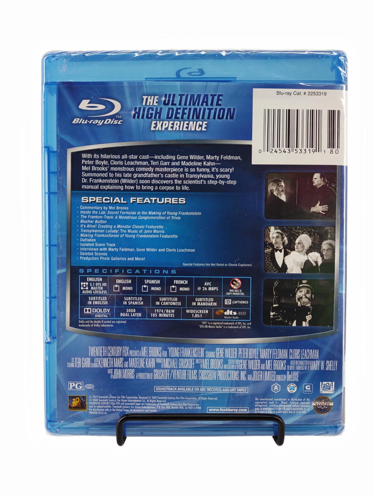 Young Frankenstein (Blu-ray Disc, 2009, Region A  ) Mel Brooks RARE OOP NEW thumbnail 2