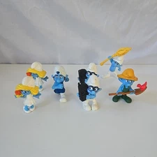 McDonalds Happy Meal Toys Smurf Movie Figures 2011 Lot of 7