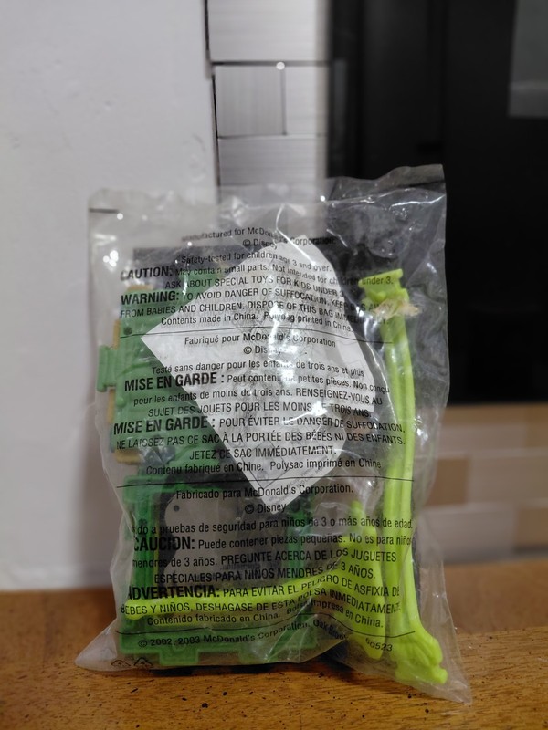 McDonald's The Jungle Book 2 Mowgli Toy Sealed in Bag Vintage 2002 Ages 4-7