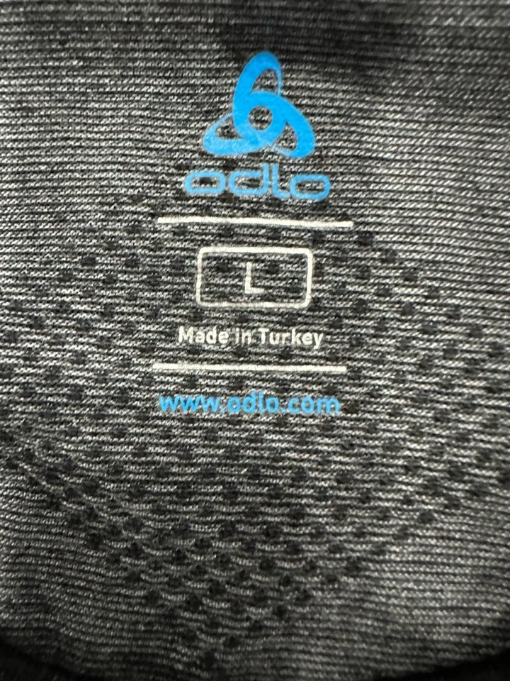 Camisa Odlo Grande Capa Base Manga Larga Tejida Cálida Ajustada Esquí Exterior Foto 2 de 4